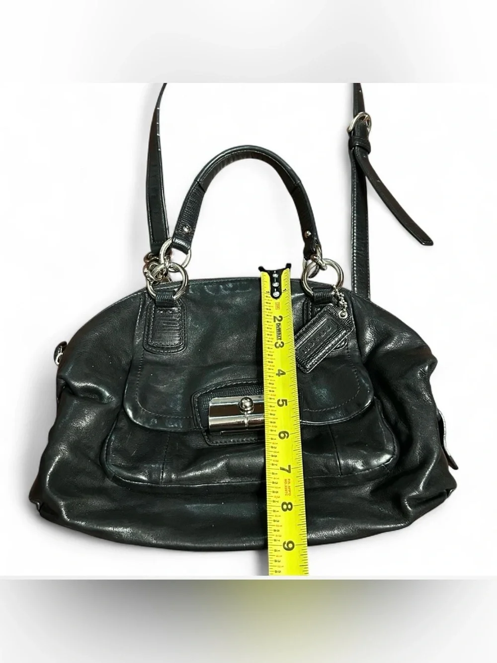 Coach Kristen leather satchel bowlers bag